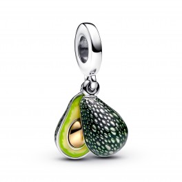 PANDORA Avocado Charm med dobbelt vedhæng