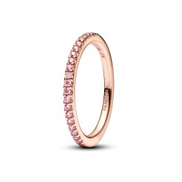 PANDORA Funklende Pink Båndring