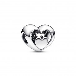 PANDORA Charm med hulmønstret hjerte
