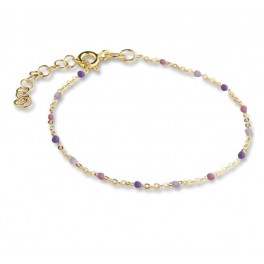 JEBERG Lavender Beaded Armbånd